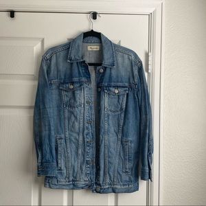 Madewell oversized jean jacket size xs